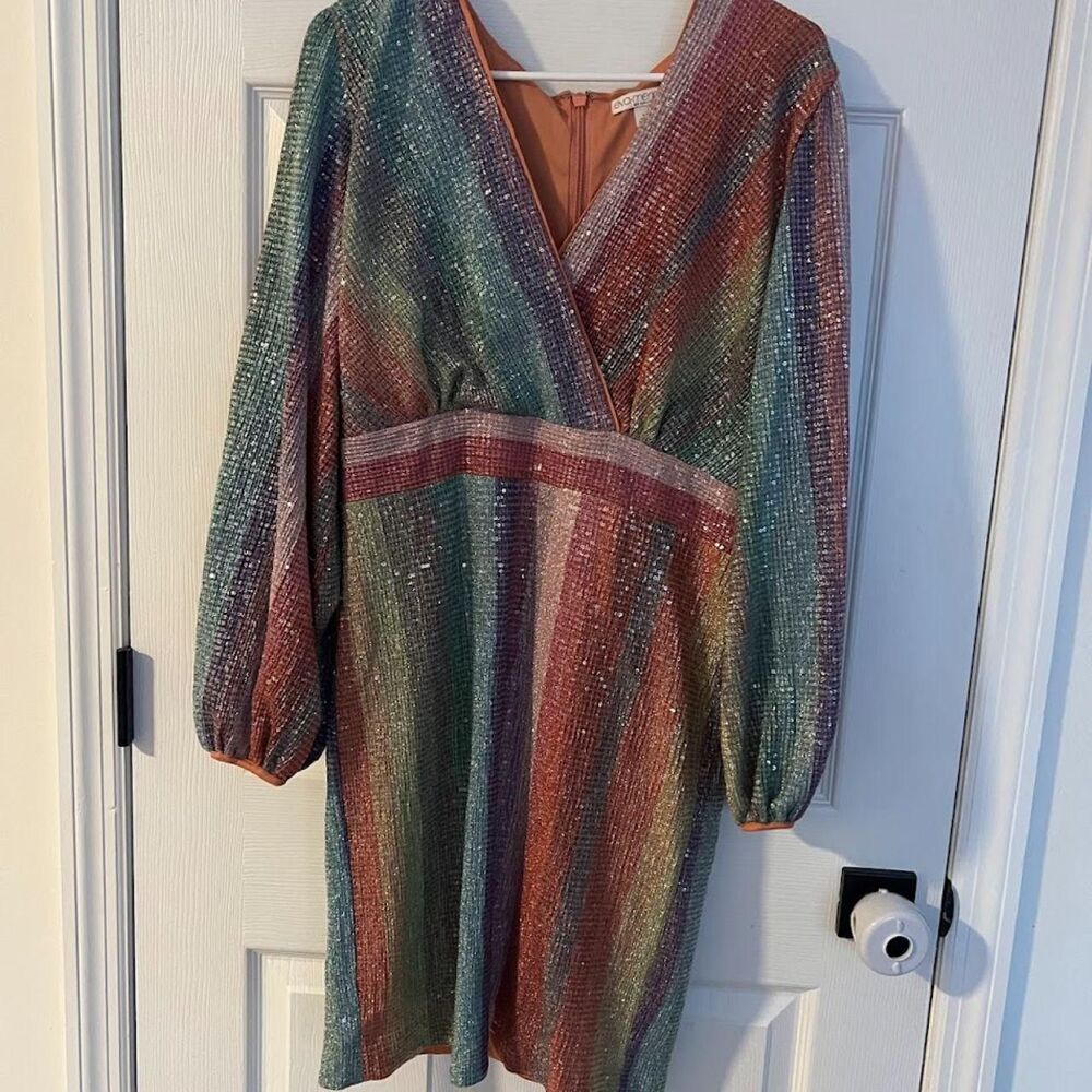 Eva Mendes sparkly dress size L